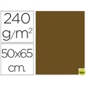 CARTULINA LIDERPAPEL 50X65 CM MARRON 240 GR UNIDAD