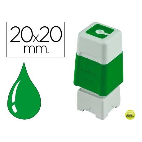 SELLO AUTOMATICO BROTHER 20MMX20 MM VERDE