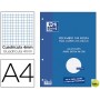 RECAMBIO OXFORD DIN A4 100 HOJAS 90 GR CUADRO 4MM 4 TALADROS