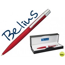 BOLIGRAFO BELIUS BERNA ROJO EN ESTUCHE
