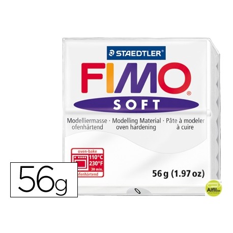PASTA STAEDTLER FIMO SOFT 56 GR COLOR BLANCO