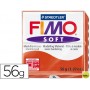 PASTA STAEDTLER FIMO SOFT 56 GR COLOR ROJO INDIAN