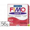 PASTA STAEDTLER FIMO SOFT 56 GR COLOR ROJO CEREZA