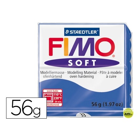 PASTA STAEDTLER FIMO SOFT 56 GR COLOR AZUL BRILLANTE