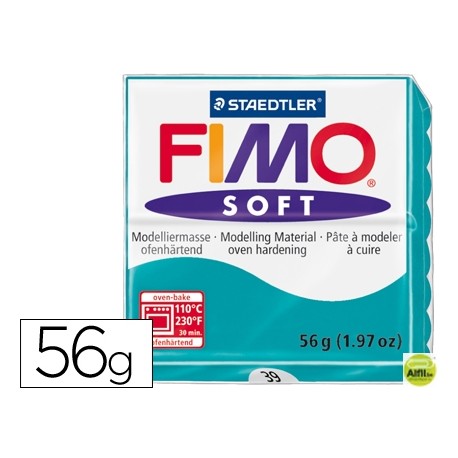 PASTA STAEDTLER FIMO SOFT 56 GR COLOR VERDE MENTA