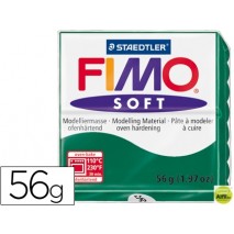 PASTA STAEDTLER FIMO SOFT 56 GR COLOR VERDE ESMERALDA