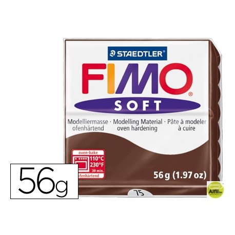 PASTA STAEDTLER FIMO SOFT 56 GR COLOR CHOCOLATE