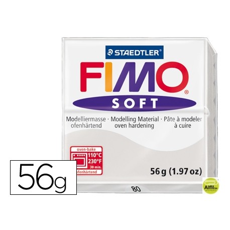 PASTA STAEDTLER FIMO SOFT 56 GR COLOR GRIS