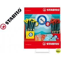 LAPICES DE GRAFITO STABILO EASYGRAPH ERGONOMICO PARA DIESTROS Y ZURDOS EXPOSITOR 48 UDS SURTIDAS