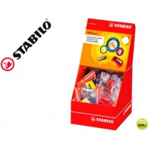 SACAPUNTAS STABILO EASYGRAPH ERGONOMICO PARA DIESTROS Y ZURDOS CON 3 USOS Y DEPOSITO