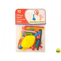 GLOBOS PARA MODELAR + INFLADORBOLSA DE 10