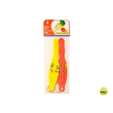 GLOBOS PUNCH BALL BOLSA DE 2