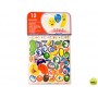GLOBOS + PEGATINAS BOLSA DE 12