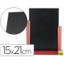 PIZARRA NEGRA LIDERPAPEL DOBLE CARA DE MADERA CON SUPERFICIE PARA ROTULADORES TIPO TIZA 15X21CM