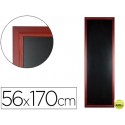 PIZARRA NEGRA LIDERPAPEL MURAL DE MADERA CON SUPERFICIE PARA ROTULADORES TIPO TIZA 56X170CM