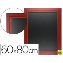 PIZARRA NEGRA LIDERPAPEL MURAL DE MADERA CON SUPERFICIE PARA ROTULADORES TIPO TIZA 60X80CM