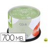 CD-R Q-CONNECT CAPACIDAD 700MBDURACION 80MIN VELOCIDAD 52X BOTE DE 50 UNIDADES