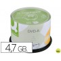 DVD-R Q-CONNECT CAPACIDAD 4,7GB DURACION 120MIN VELOCIDAD 16X BOTE DE 50 UNIDADES