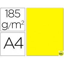 CARTULINA GUARRO DIN-A4 AMARILLO CANARIO 185 GR