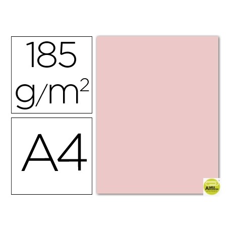 CARTULINA GUARRO DIN-A4 ROSA 185 GR