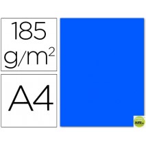 CARTULINA GUARRO DIN-A4 AZUL MAR 185 GR