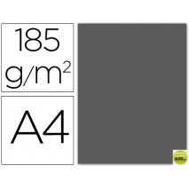 CARTULINA GUARRO DIN-A4 GRIS PLOMO 185 GR