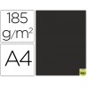 CARTULINA GUARRO DIN-A4 NEGRO 185 GR