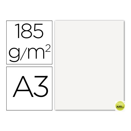 CARTULINA GUARRO DIN-A3 BLANCO 185GRS.