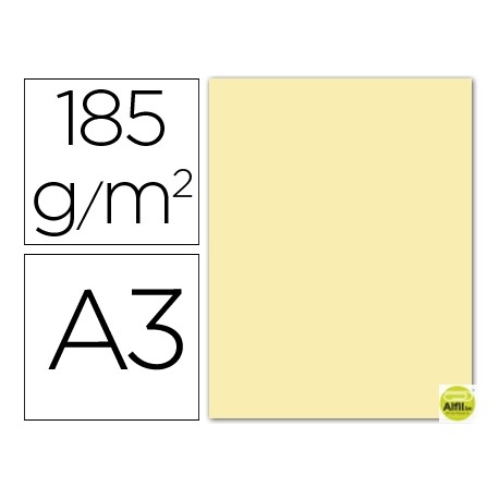 CARTULINA GUARRO DIN-A3 CREMA 185GRS.