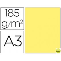 CARTULINA GUARRO DIN-A3 AMARILLO 185GRS.