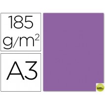 CARTULINA GUARRO DIN-A3 VIOLETA 185GRS.