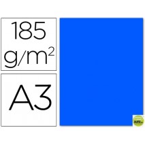 CARTULINA GUARRO DIN-A3 AZUL MAR 185GRS.