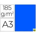 CARTULINA GUARRO DIN-A3 AZUL MAR 185GRS.