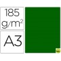 CARTULINA GUARRO DIN-A3 VERDE BILLAR 185GRS.