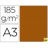 CARTULINA GUARRO DIN-A3 MARRON CHOCOLATE 185GRS.