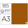 CARTULINA GUARRO DIN-A3 MARRON CHOCOLATE 185GRS.