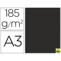 CARTULINA GUARRO DIN-A3 NEGRO 185GRS.