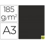 CARTULINA GUARRO DIN-A3 NEGRO 185GRS.