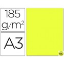 CARTULINA GUARRO DIN-A3 AMARILLO LIMON 185GRS.