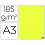 CARTULINA GUARRO DIN-A3 AMARILLO LIMON 185GRS.