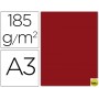 CARTULINA GUARRO DIN-A3 GRANATE 185GRS.