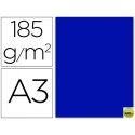 CARTULINA GUARRO DIN-A3 AZUL ULTRAMAR 185GRS.