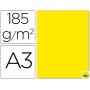 CARTULINA GUARRO DIN-A3 AMARILLO FLUORESCENTE 185GRS.