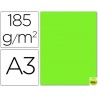 CARTULINA GUARRO DIN-A3 VERDE PLUORESCENTE 185GRS.