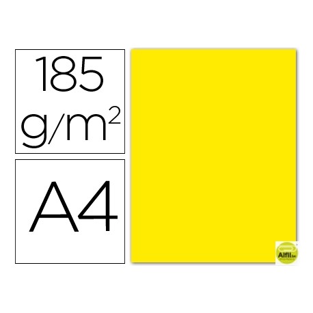 CARTULINA GUARRO DIN-A4 GUALDA 185 GR