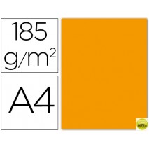 CARTULINA GUARRO DIN-A4 MANDARINA 185 GR