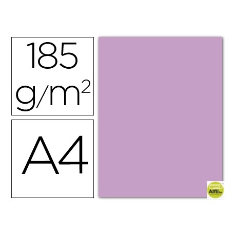 CARTULINA GUARRO DIN-A4 LILA 185 GR