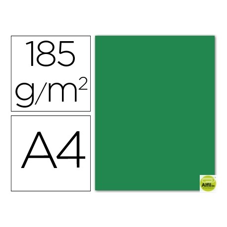 CARTULINA GUARRO DIN-A4 VERDE AMAZONA 185 GR