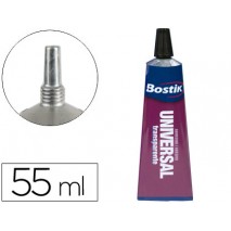 PEGAMENTO BOSTIK UNIVERSAL TRANSPARENTE 55 ML UNIDAD
