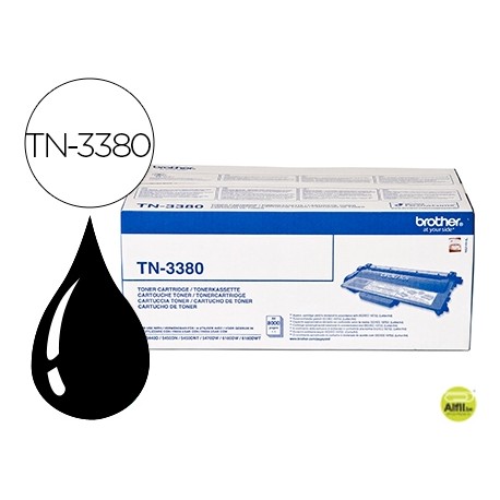 TONER BROTHER TN-3380 PARA IMPRESORAS HL-5440D/5450DN/5470DW/6180DW 8000 PAG